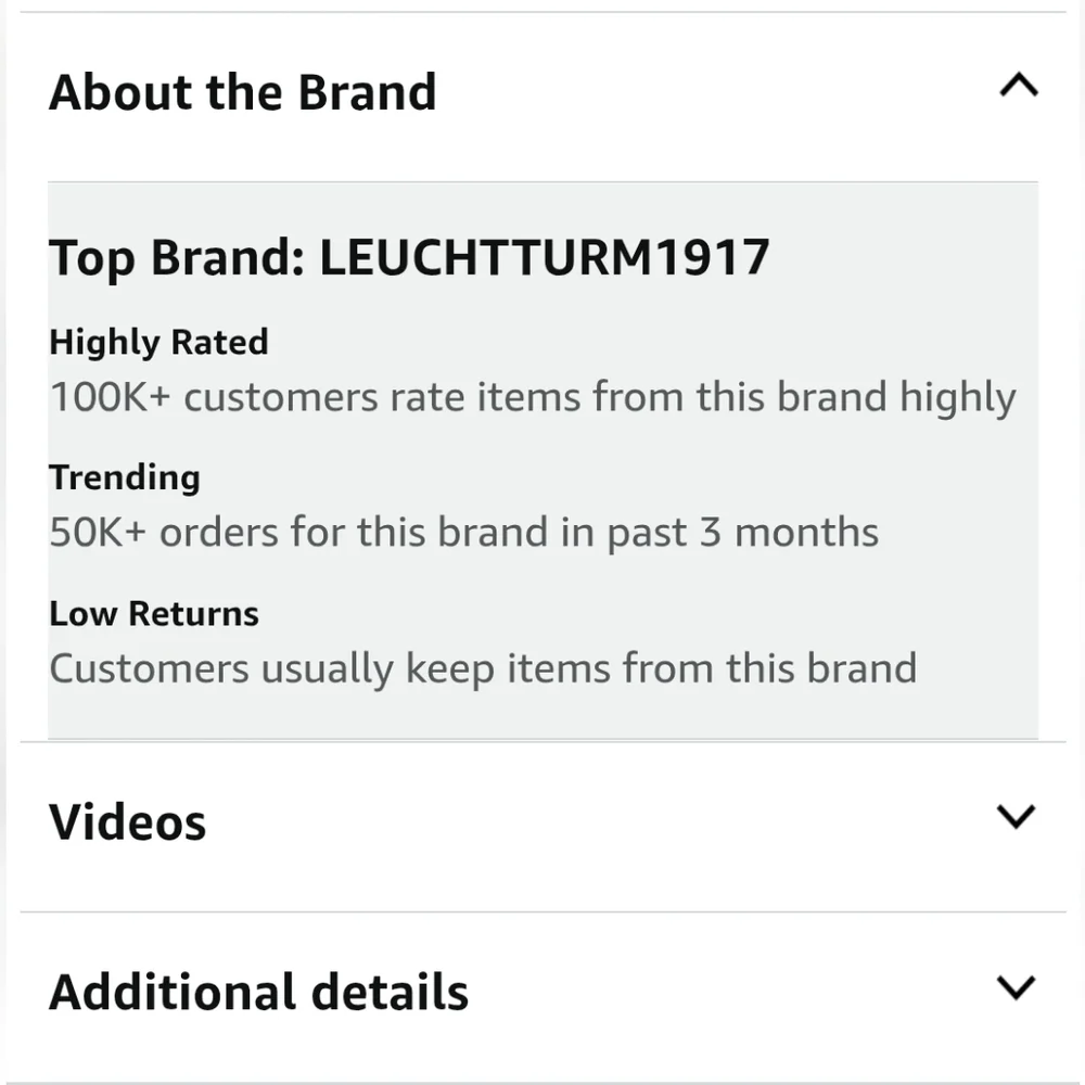 ❤️BUY 10 GET 5 FREE  Leuchtturm1917 Spice Brown Gel Pen, Retail Price $28.50